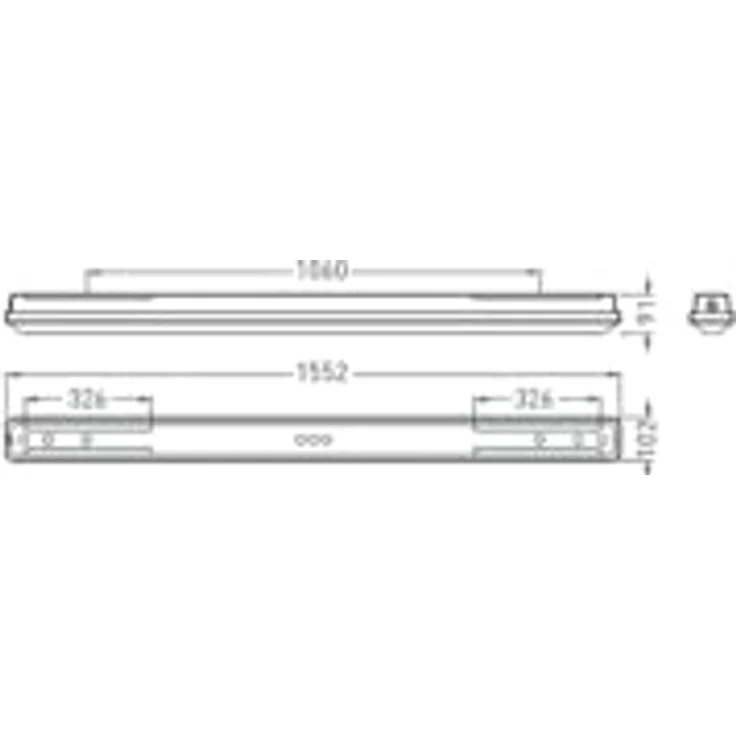 Trilux OleveonF 1.5#7123240 LED-Feuchtraumleuchte LED 28W Weiß Grau langlebig und robust – Bild 2