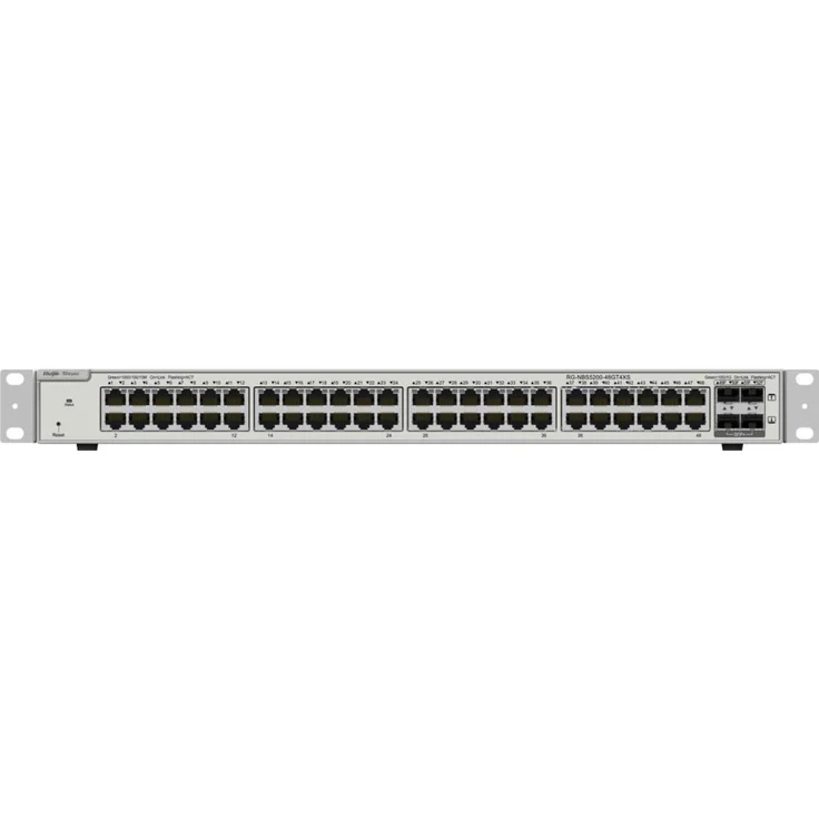 Ruijie SWITCH REYEE RG-NBS5200-48GT4XS, 48-Port Gigabit Desktop Switch mit 4 SFP+ Slots, cloud-managed, Layer 3 Switching