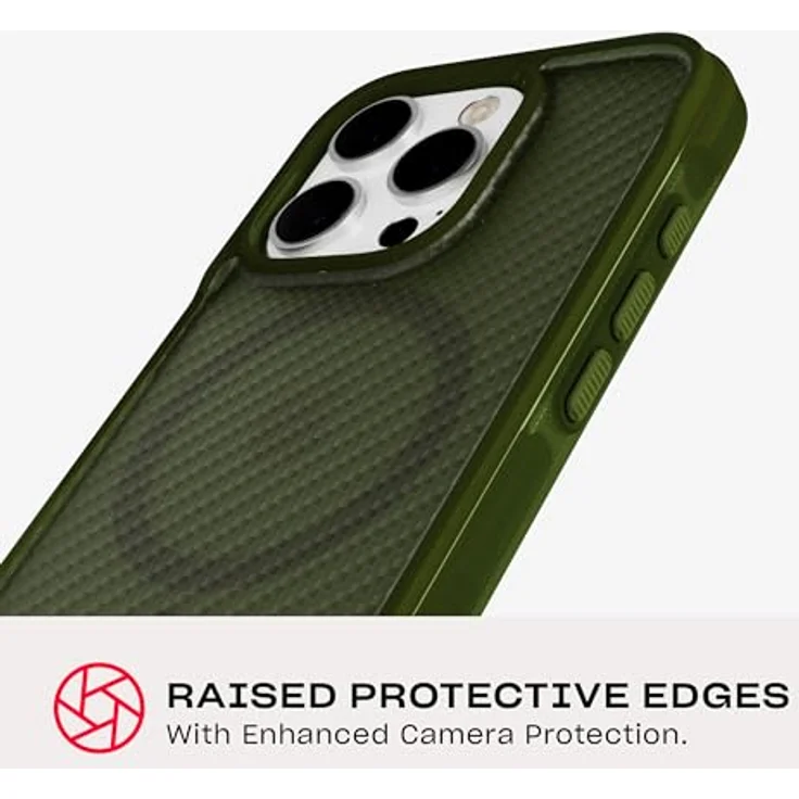tech21 EvoArmor iPhone 16 Pro MagSafe Hülle - 21x Militärstandard getestet, Aufprallschutz, Grün – Bild 5