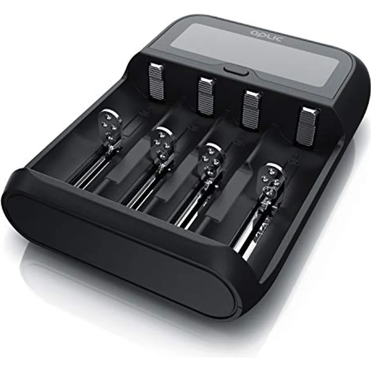 CSL - Universal Batterie Ladegerät - Akku Batterieladegerät Intelligent Battery Charger - für Li-ion, NI-MH, NI-Cd, LiFePo4 Akkus 18650 AA AAA Batterien und Akkus - LCD Display mit Echtzeitanzeige – Bild 3