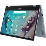 ASUS Chromebook Flip CX3 Convertible Laptop | 14" FHD IPS Display | Intel Core i3-1110G4 | 8 GB RAM | 128GB SSD |ChromeOs | QWERTZ Tastatur | Al Blue
