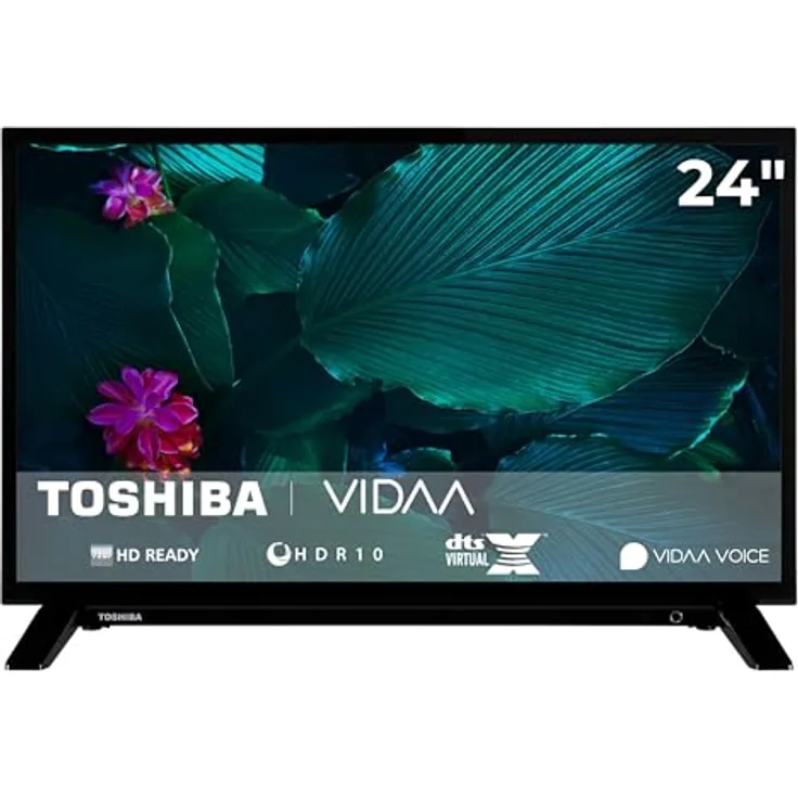 Toshiba 24WV2F63DAZ, 24 Zoll HD Smart TV mit VIDAA, HDR, Triple-Tuner und DTS Virtual X