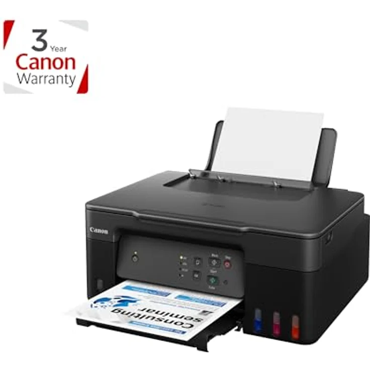 Canon PIXMA G2430, Tintenstrahl Multifunktionsdrucker, Farbdruck, 4800 x 1200 DPI, Farbkopieren, A4, Schwarz – Bild 2