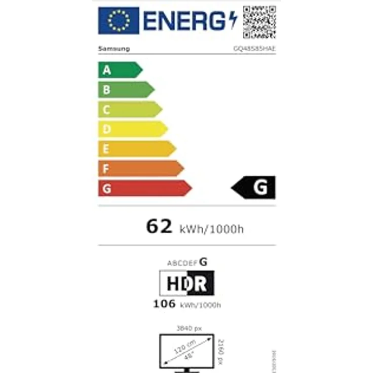 Samsung GQ48S85H OLED 4K Smart TV, 48 Zoll (121 cm), UHD 4K, Dolby Atmos, Vision AI Companion, Slim Design – Bild 16