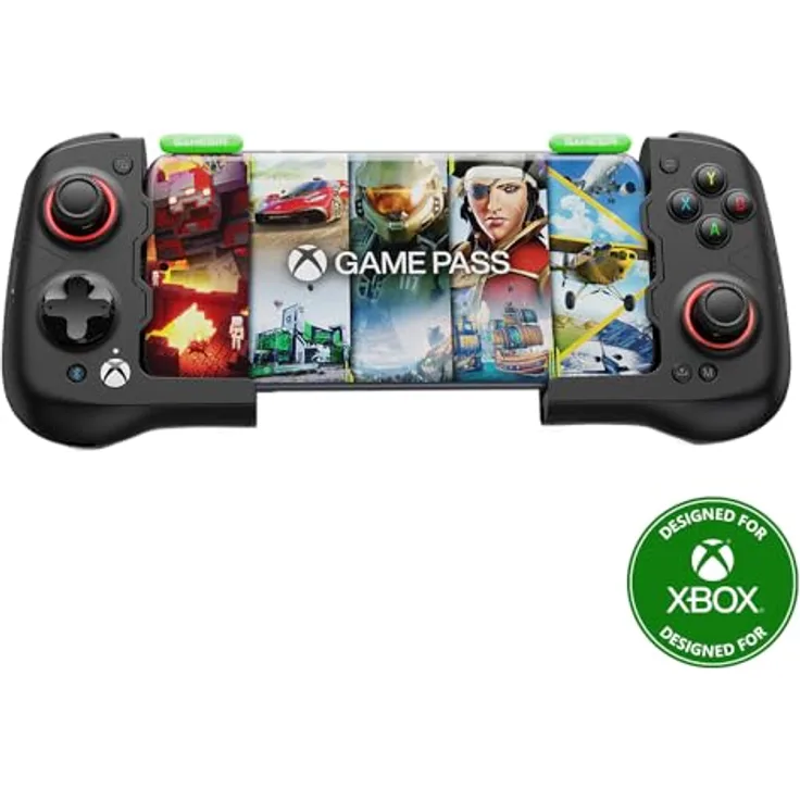 GameSir X4 Aileron Wireless Mobile Gaming Controller für Android mit Hall-Effekt-Sticks - Geteiltes Design mit Tragetasche - Niedrige Latenz Bluetooth-Verbindung - 1 Monat Xbox Game Pass Ultimate, GameSir