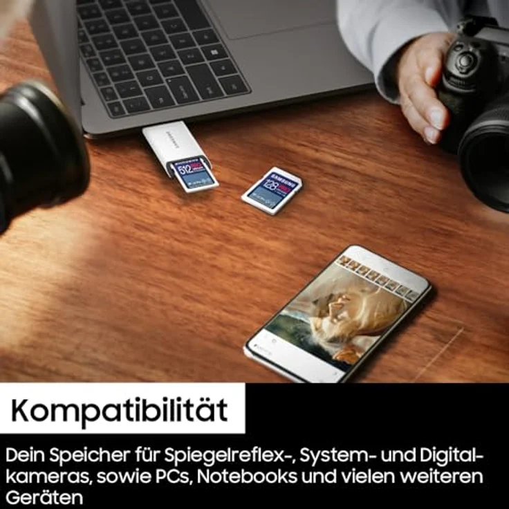 Samsung PRO Ultimate SD-Karte, 512 GB, UHS-I U3, Full HD & 4K UHD, 200 MB/s Lesen, 130 MB/s Schreiben, Speicherkarte für Smartphone, Drohne oder Action-Cam, MB-SY512S/WW – Bild 3