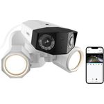 Reolink 8MP UHD PoE Floodlight Überwachungskamera (Außenbereich, Dual-Objektiv, 180° Panorama-Weitwinkel, Stromversorgung über Ethernet)