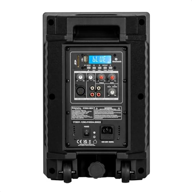 Ibiza XTK8A-MKII Aktiver 8"/20cm SONO-Lautsprecher mit Bluetooth, USB, SD, TWS, Bassreflexsystem, ideal für Party und Karaoke – Bild 2