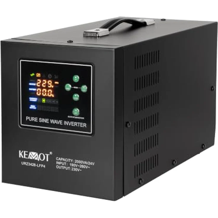 KEMOT PROsinus-2000/24-LFP4, Notstromversorgung 24V 230V, 2000VA/1400W USV – Bild 1