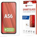 Displex Schutzglas für Samsung Galaxy A56, Tempered Glas, kratzer-resistente Schutzfolie, hüllenfreundlich (Smart Glass Ultra-Slim)