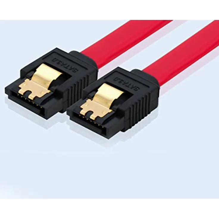 BIGtec BIG1895 0,5m HDD S-ATA Kabel rot gerade/gerade Kontakte vergoldet – Bild 6