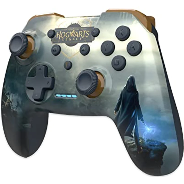 Freaks and Geeks Harry Potter Hogwarts Legacy Landscape, Kabelloser Nintendo Switch Controller mit 4 ergonomischen Trigger-Tasten, 600mAh Akku für 6-8 Stunden Spielzeit – Bild 3
