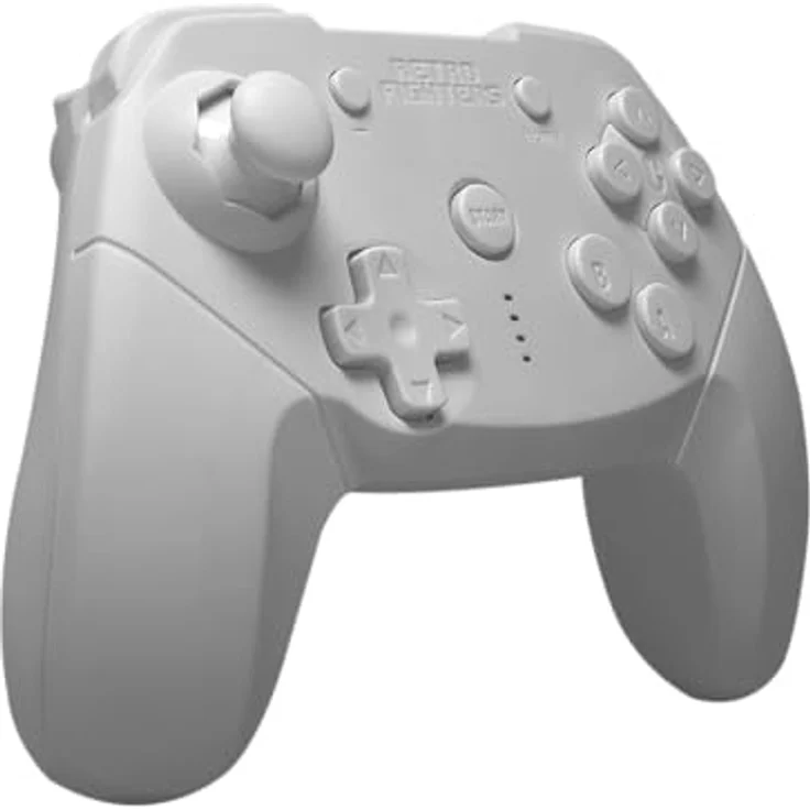 Retro Fighters Brawler64, Wireless Bluetooth Gamepad für Nintendo Switch NSO Edition, Weiß mit neuen Screenshot- und Home-Tasten – Bild 2