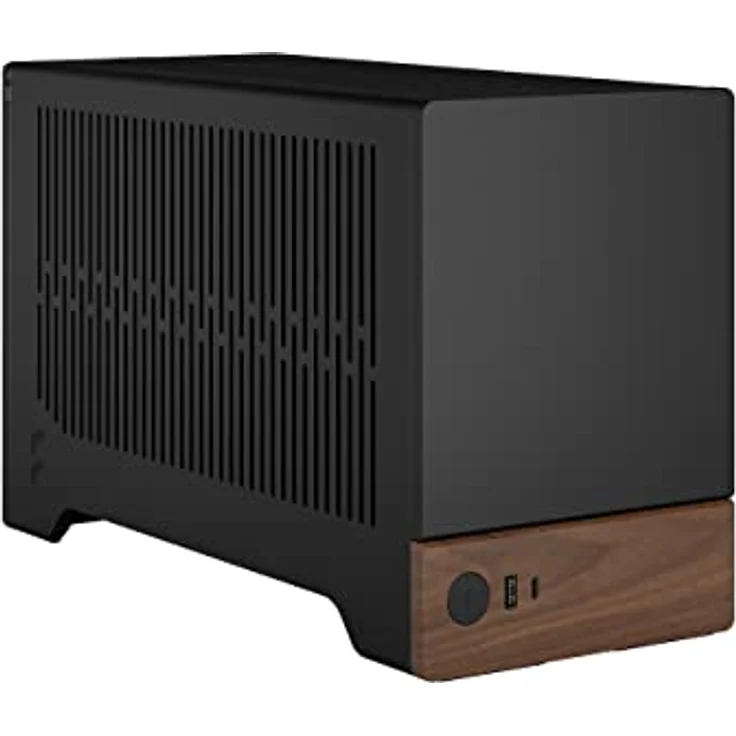 Fractal Design Terra Graphite - Wood Walnut Front Panel - Small Form Factor - mITX Gaming case – PCIe 4.0 Riser Cable – USB Type-C - Anodized Aluminum Panels – Bild 5
