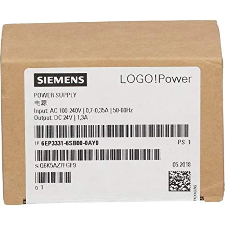 Siemens 6EP3331-6SB00-0AY0 SPS-Netzteil, 24 V/DC, 1.3 A, 30 W, einphasig – Bild 1
