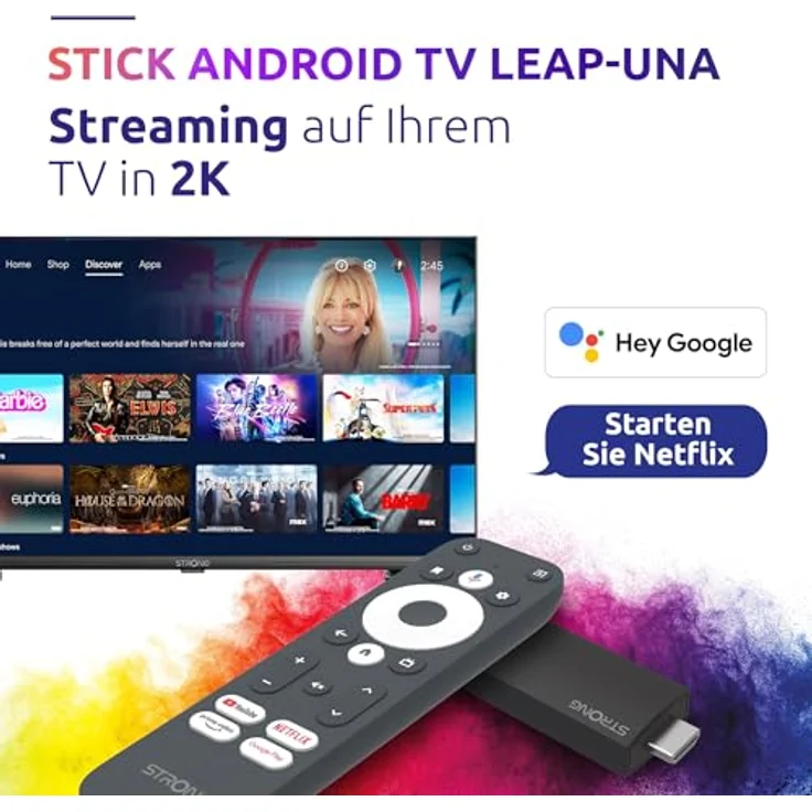 STRONG LEAP-UNA TV-Stick, Android 11, 2K Videoauflösung, bequeme Benutzeroberfläche – Bild 3