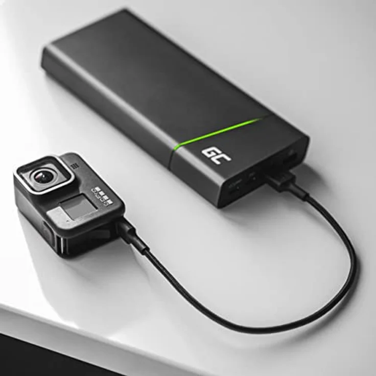 Green Cell Kabel USB-A - USB-C Typ-C 1.2m Ladekabel Schwarz Schnellladekabel für Samsung Galaxy S23 S22 S21 S20 Ultra S10 S9 S8+ | Note 20 10 9 8 | Android-Telefonen – Bild 2