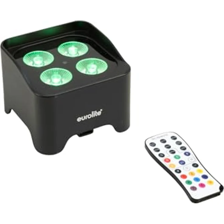 Eurolite AKKU Mini UP-4 QCL Spot MK2, LED Scheinwerfer mit Akku und RGBW-Farbwechsel – Bild 1