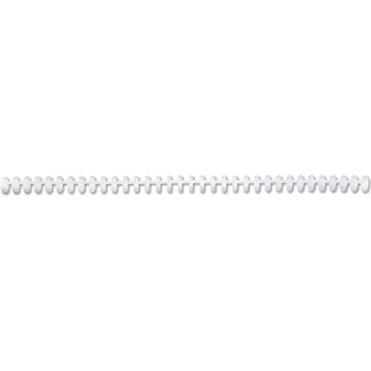 GBC 821389 ClickBind Binderücken, weiß, 12mm - Umweltfreundlich, für professionelle Präsentationen, leicht zu öffnen und zu schließen