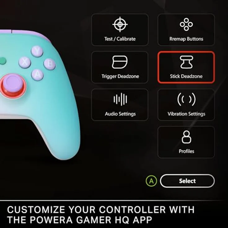 PowerA XB Controller Advantage Wireless, Beach Vibes, mit Halleffekt-Thumbsticks, 30 Stunden Akkulaufzeit, RGB-Beleuchtung, programmierbare Tasten – Bild 7