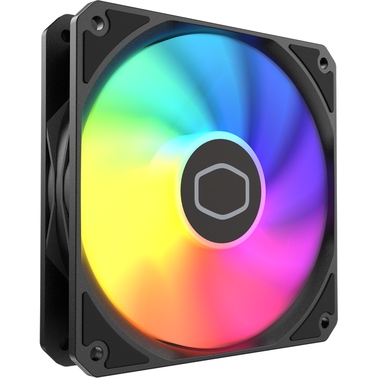 Cooler Master MF120 Lite ARGB, Gehäuselüfter mit 4-Pin PWM, 1750 rpm, 30 dBA