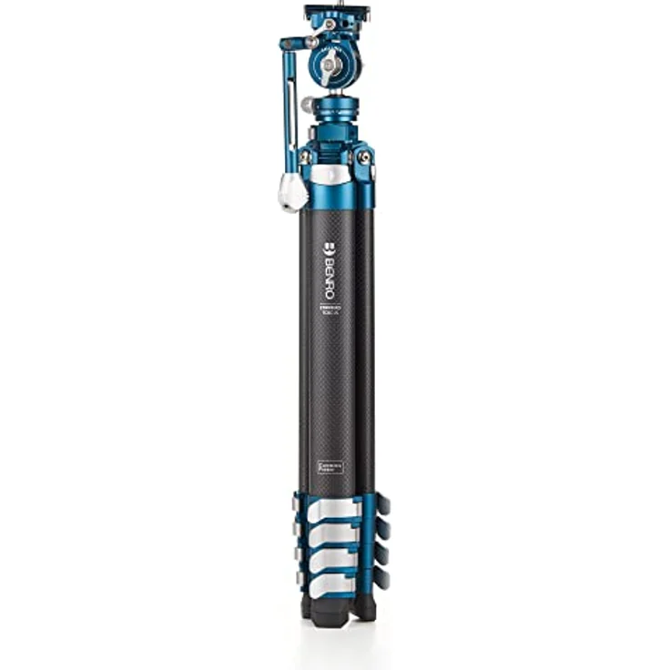 Benro CyanBird Aluminium-Stativ mit 5 Abschnitten und FS20PRO, leicht und kompakt, blau - Preisvergleich – Bild 2