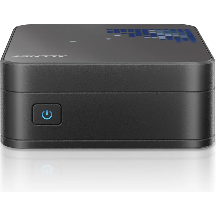 Allnet Tiny-N100 Mini PC, Windows 11 Pro, Intel N100, 12 GB RAM, 512 GB SSD, Wifi 6, Schwarz