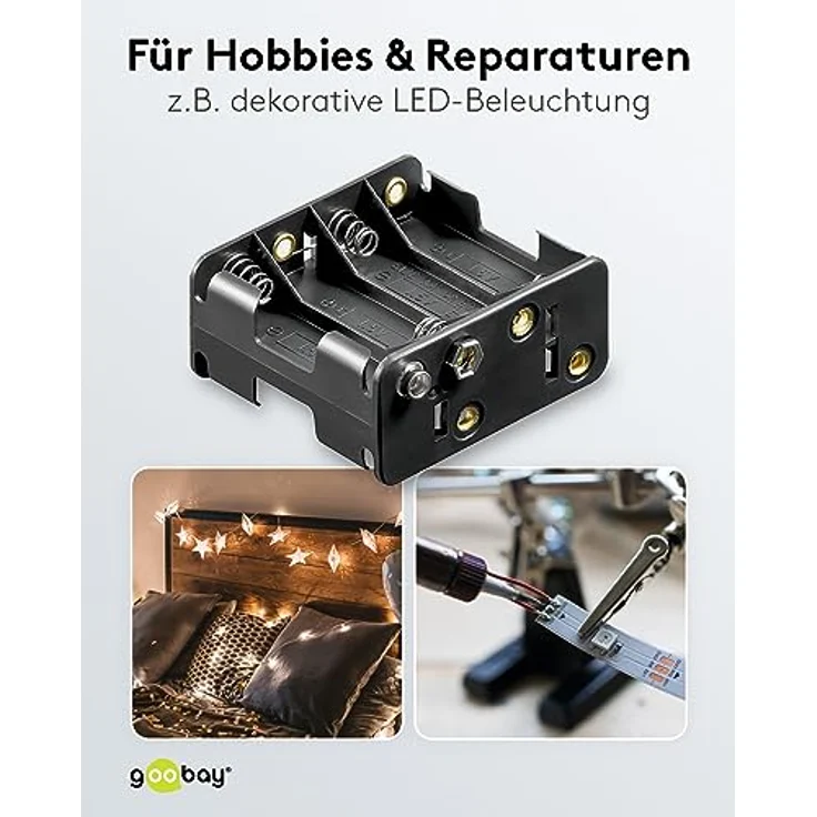 Batteriehalter, 8xmignon 'AA', mit Druckknopfanschluß – Bild 6