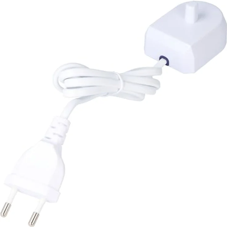 AccuCell Ladestation kompatibel mit Oral-B Zahnbürsten Professional Care 500, Professional Care 2500, PD12, D20, GeniusX, Genius 8000, Akkuladegerät in Weiß – Bild 2