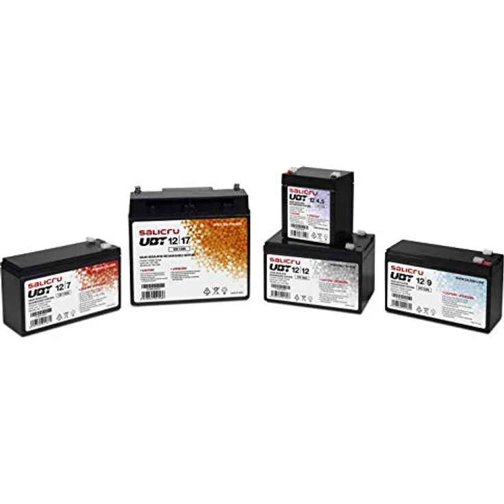 Salicru UBT 12V/9Ah, wiederaufladbare Blei-Säure-Batterie für USV-Systeme, wartungsfrei, schwarz – Bild 3