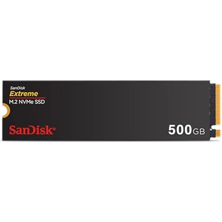 SanDisk Extreme M.2 NVMe SSD 500 GB, PCIe Gen 4.0, bis zu 5.000 MB/s, nCache-Technologie, 5 Jahre Garantie – Bild 1