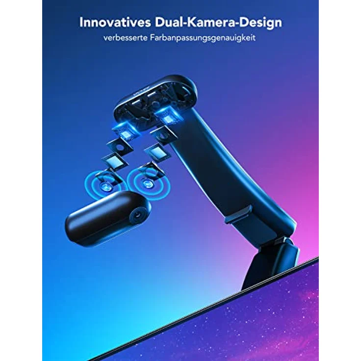 Govee Envisual TV Hintergrundbeleuchtung T2 mit Dual-Kamera für 55-65 Zoll Fernseher und PC, RGBIC WiFi TV LED Hintergrundbeleuchtung kompatibel mit Alexa und Google Assistant, doppelte Lichtperlen – Bild 2