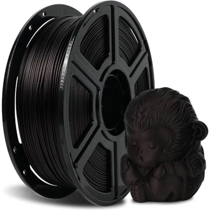 FLASHFORGE Kohlefaser PLA Filament 1.75mm, kohlefaserverstärkt, 1KG Spule, hohe Festigkeit & Abriebfestigkeit, Marsala – Bild 1