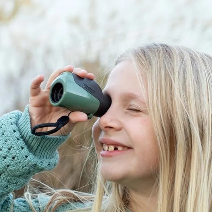 CARSON Bengal 7x18 Fernglas, fokusfreies Monokular mit Mikroskopfunktion, ideal für Naturbeobachtungen und Kinder ab 5 Jahren – Bild 5