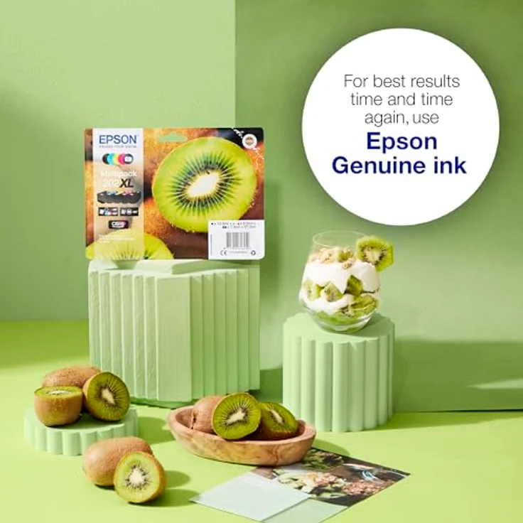 Epson Original 202 Tinte Kiwi (XP-6000 XP-6005 XP-6100 XP-6105) Multipack 5-farbig – Bild 3