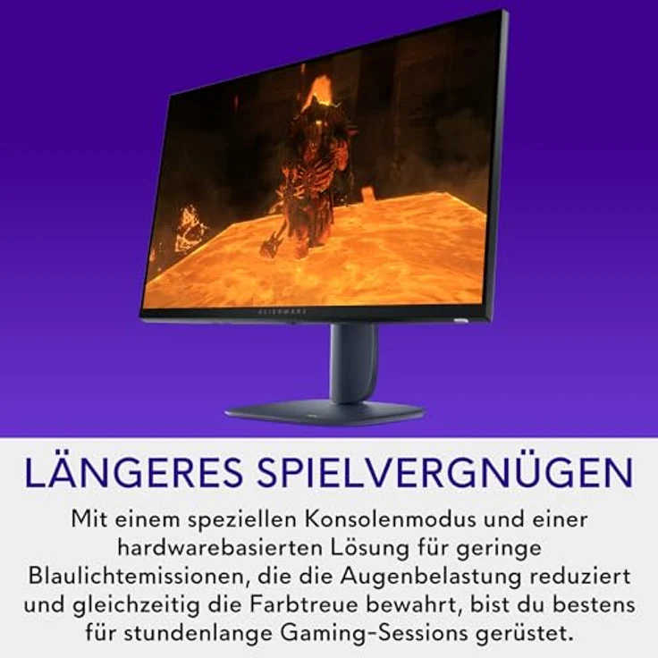 Dell Alienware 27 Gaming Monitor AW2725DM, 27 Zoll QHD (2560 x 1440), 180Hz, Fast IPS, 1ms, G-Sync & FreeSync, HDR400, 95% DCI-P3, 1xDP, 2xHDMI, 3xUSB, 3 Jahre Garantie – Bild 4
