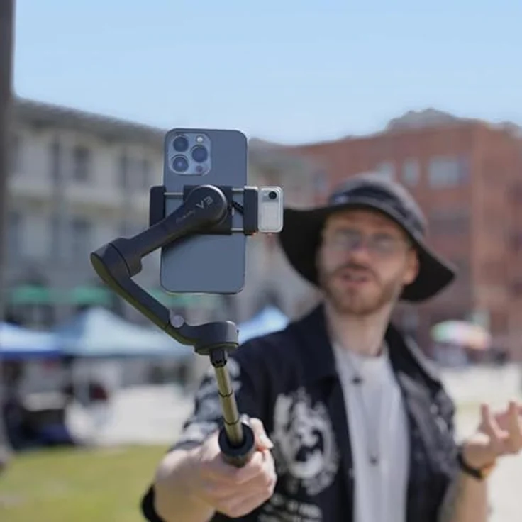 Hohem iSteady V3, Gimbal-Stativ für Smartphones, schwarz – Bild 2