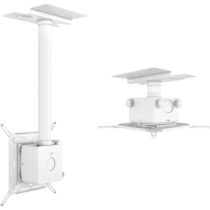Multibrackets Beamer Deckenhalter HD, Tragkraft 40kg, weiss, Kabelmanagement, präzise Einstellmöglichkeiten