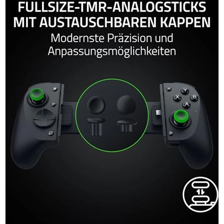 Razer Kishi V3 Pro, Full-Size-Mobile-Controller für iPhone und Android, USB-C Plug-and-Play, Anti-Drift-Analogsticks, Sensa HD Haptik, Schwarz – Bild 5