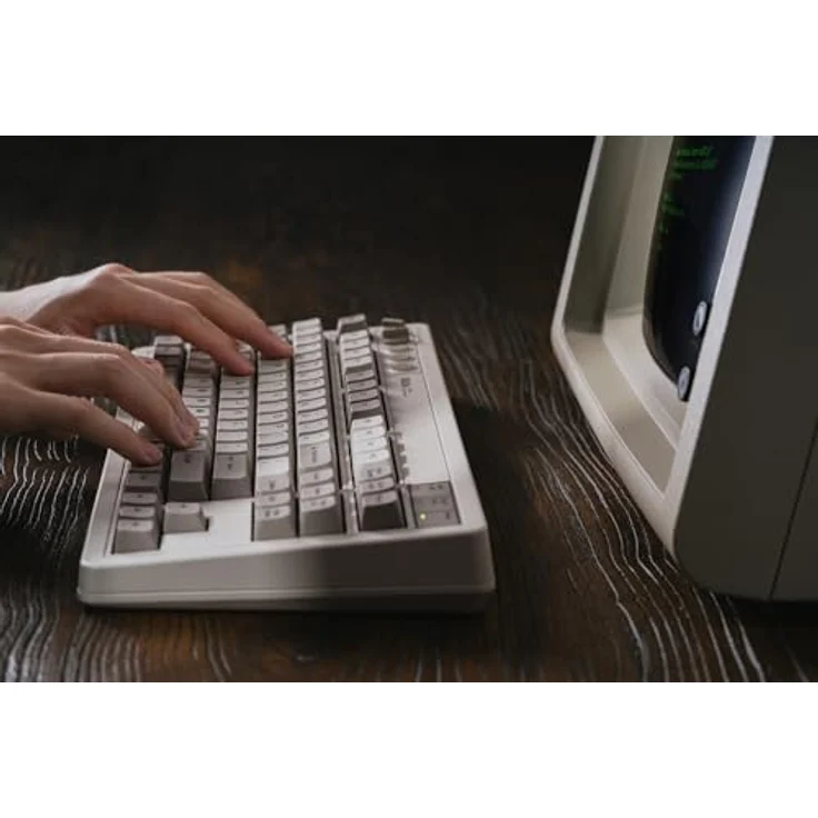 8BitDo Retro Mechanical Keyboard M Edition, 87 Tasten, Kailh Box Switches Hot-swap, QWERTY, Bluetooth/Wireless 2.4G, Weiß – Bild 8