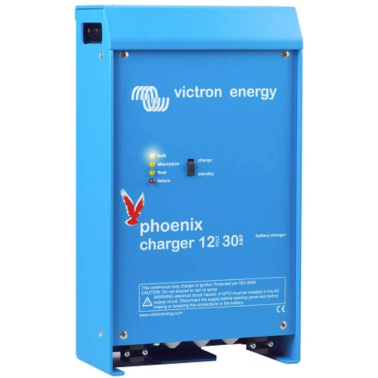 Victron Energy Phoenix Smart Bleiakku-Ladegerät 12/50 (2+1), 12V mit 50A max. Ladestrom und Bluetooth-Funktion