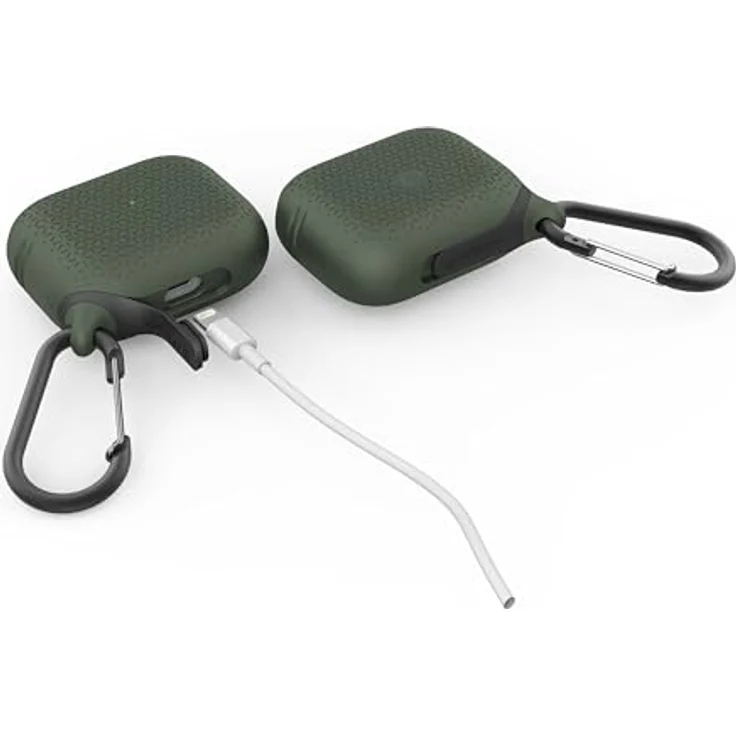 Catalyst Waterproof Case Special Edition für AirPods Pro, IP67 Schutzhülle in Army Green mit Fallschutz und Karabinerclip – Bild 2