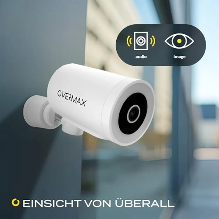 Overmax Überwachungskamera CAMSPOT 5.1 (Außen, Innen, 4 MPx Auflösung, 350°, Live-Übertragung, Farbnachtsicht) – Bild 4