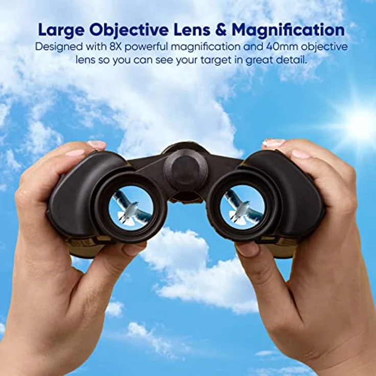 Praktica Falcon 8x40 mm, Fernglas mit hochlumineszenter Optik, ergonomischem Design und Stativkompatibilität – Bild 7