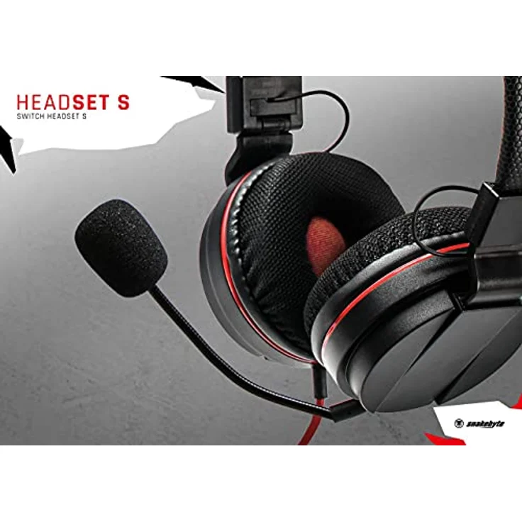 snakebyte Switch HEAD:SET S - Stereo Headset zur Verwendung mit Nintendo Switch - auch kompatibel mit anderen Geräten mit 3,5mm Audio Stecker für VOIP, Telefonkonferenz ,Video - bis zu 4,5m Kabel – Bild 8