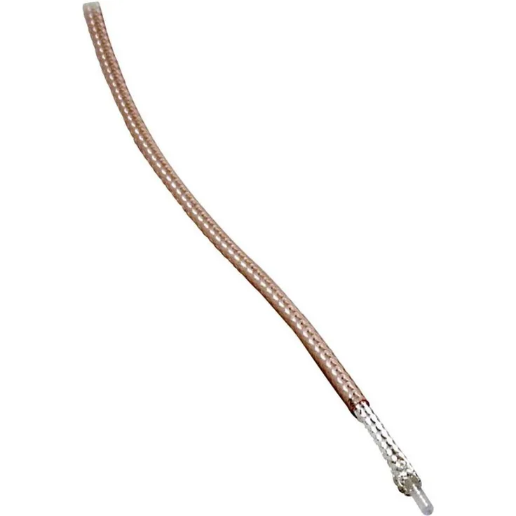 BKL Electronic Koaxialkabel RG178 B/U, Antennenkabel mit 1.80 mm Außendurchmesser, 10 m, transparent