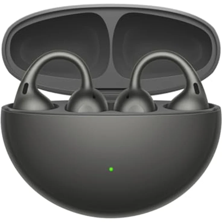 Oppo Enco Clip2, Kabellose Bluetooth-Kopfhörer mit Dynaudio-Sound, bis zu 40 Stunden Akku, IP55, ultraleicht, 5,2 g, Geräuschunterdrückung, grau – Bild 2