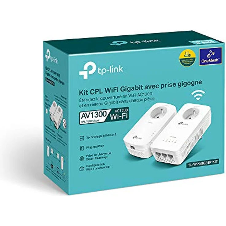 TP-Link Powerline AV1300 Wi-Fi Kit V4, PowerLAN-Adapter mit bis zu 1200 Mbit/s – Bild 7