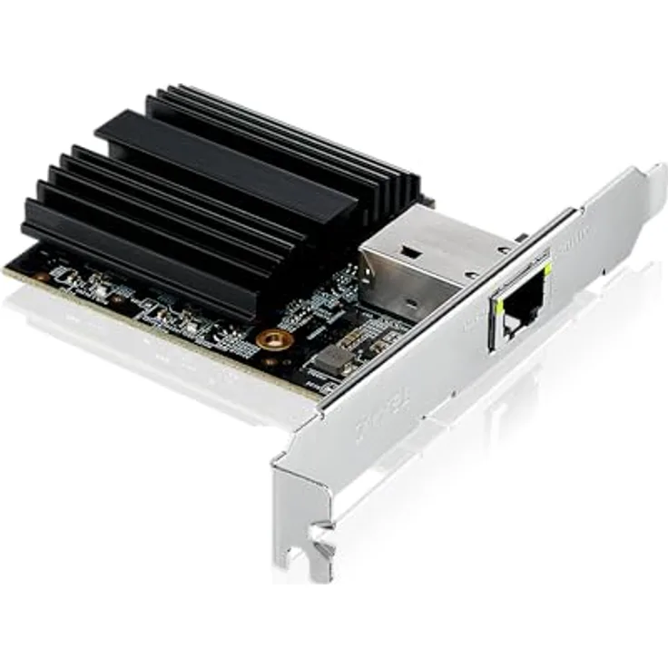 Zyxel XGN100C V2 10G RJ45 PCIe Netzwerkkarte (Mini PCI Express), Netzwerkkarte mit einem einzelnen RJ45 Anschluss