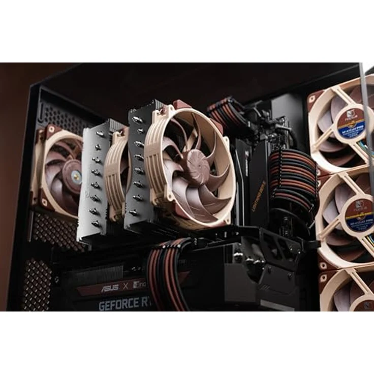 Noctua NH-D15 G2 Dual Tower CPU-Kühler, Standard-Allround-Version Empfohlen für AMD AM5 und Intel LGA1700 (Braun) – Bild 5